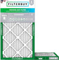 Filterbuy 10x18x1 Air Filter MERV 8 Essential Dust & Allergy Defense (2-Pack), Electrostatic Pleated HVAC AC Furnace Filters Replacement, Made in USA (Actual Size: 9.50 x 17.50 x 0.75)