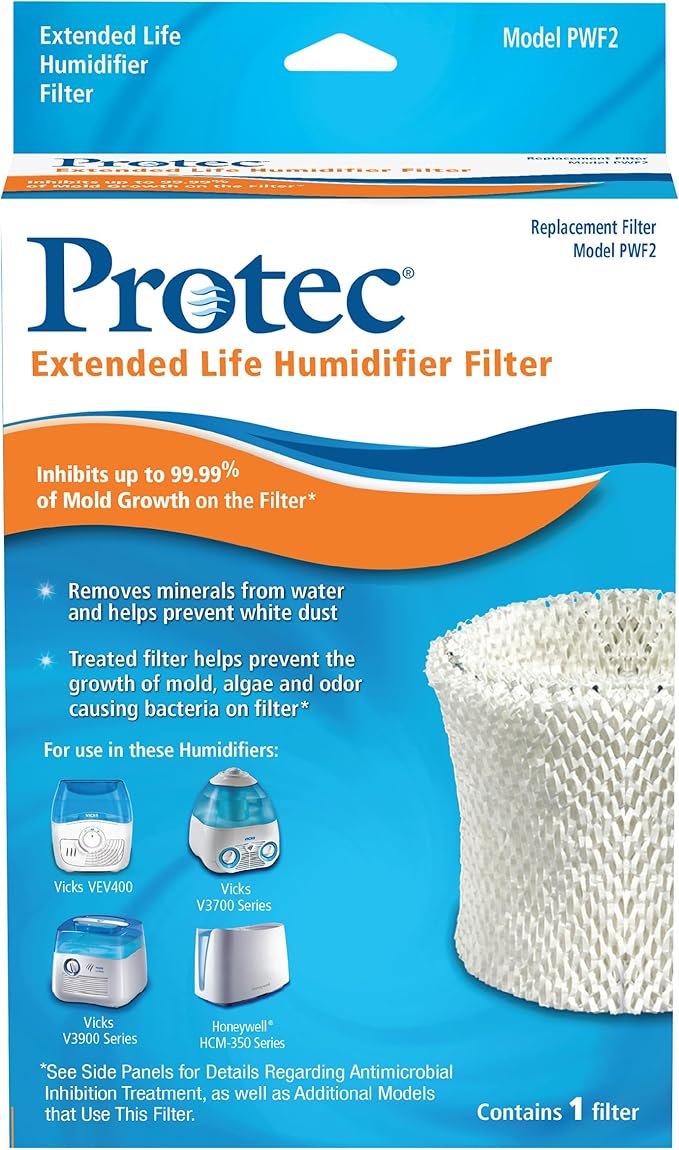 ProTec Humidifier Replacement, Multi, 1 Count – Designed for Vicks Cool Mist Humidifiers and Other Models