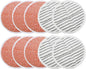 Replacement Pads for Bissell Spinwave Mop: 10 Pads for Bissell Spinwave,Spin Wave,Crosswave Expert/Pet/Cordless Hard Floor 2124 20393 2039a 20399 2039w 23159 23157 Spin Mop Cleaner Scrub Scrubber Pads