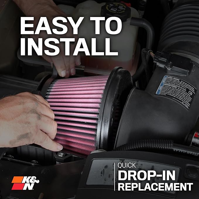 K&N Performance Diesel High-Flow Lifetime Engine Air Filter: Increase Power & Towing, Washable, Premium, Replacement Air Filter: Compatible with 2017-2019 Ford (F250, F350, F450, F550), E-0644