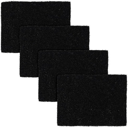 Compost Bin Carbon Odor Filters Substitute for Jo-seph Intelligent Waste Food Waste Caddy Replaceable Rectangle Activated Carbon Filters Pad for Kitchen (Pack of 4)