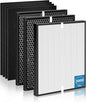 7 Pack 3000 Replacement Filter Compatible with Air doctor 3000 Air Purifi-er, with 1 main filter + 2 Activated Carbon filters + 4 Carbn Pre-Filters