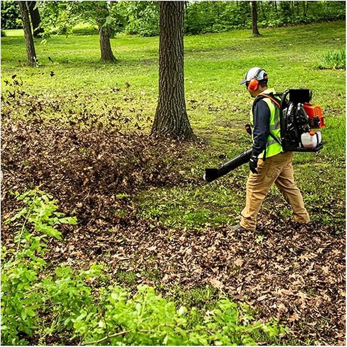 Compressed Air Duster, PB-8010 Backpack Leaf Blower Heavy Duty Snow Dust Blowing Machine Handheld Debris Cleaning Air for Industrial Greenhouse Use,Dust Remover