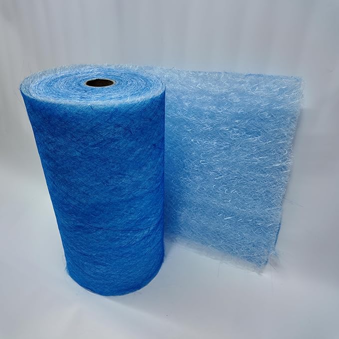 AUC Paint Spray Booth Exhaust Filter Roll, 20.5" x 300ft,18 Gram Fiberglass Paint Arrestor for Filtering Overspray Particles in Auto Body Shop & Refinish Booth