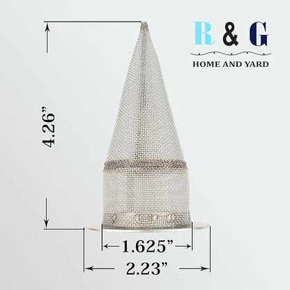 4 PCS-Cone-Type Stainless Steel Spark Arrestor 1.625” fit Honda CRF230 CRF250L CRF450 Kawasaki KLX125 KLX230 KLX230R KX450F KLR650 Yamaha TTR125 TT250 YZF426 SSR 125TR FMF Powercore 4 Can-Am Outlander