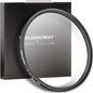 Walking Way 62MM White Mist Diffusion Filter - Subtler Soft Focus Circular Lens Filter - Dreamy Fog Effect Softening Camera Diffuser for Digital DSLR Camera (Light-Soft 1, 62MM)