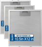 12" X 10.5" W10169961A Range Hood Filter Replacement by ENKTIK Fit for Whirlpool Stove vent filter for Kitchen Overhead Exhaust Fan Blocks Grease & Filters Oven Air (3-Pack)