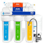 Express Water Reverse Osmosis Water Filtration System – 5 Stage RO Water Filter System with Faucet and Tank – Under Sink Water Filter – 100 GPD