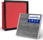 Cabin & Engine Air Filter Kit for 2016-2018 Rav4 2.5L(Hybrid)