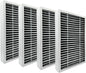 Nispira F1 C01 T02 Carbon Odor Reduction HEPA Filter Replacement For 3M Filtrete Room Air Purifier FAP-C01-F1, FAP-T02-F1, FAPF-F1-O, FAP-C01BA-G1, FAP-T02WA-G1, FAP-ST02W, FAP-ST02N 4 Packs