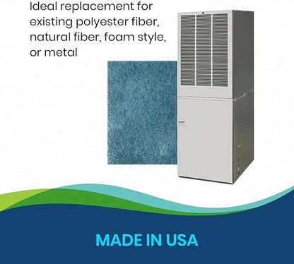 Polyester Washable Fiber Furnace Door Filter for Mobile, Manufactured and Modular Homes (19.5 x 21.75)