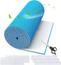 Air Vent Filters,20"x100"Cut to Fit Air Filter Material (80+Filters),MERV 8 Electrostatic Air Vent Filter for Home Floor, Grilles, Ceiling, HVAC Furnace Vents, With 48PCs Adhesive Hook Tape