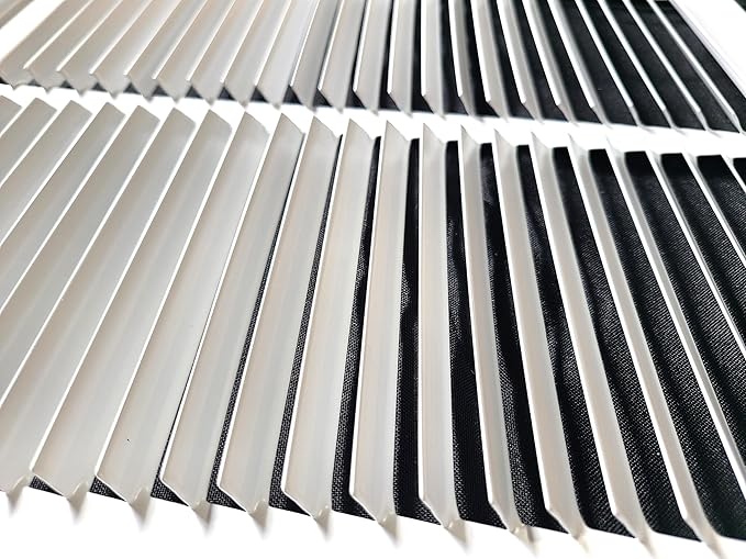 [2 Pack] Fits 6x6 Duct Opening | Steel Return Air Grille by Handua | Vent Cover Grill for Sidewall and Ceiling | White | HVAC Cold Air Intake Grille | Outer Dimensions: 7.75"W X 7.75"