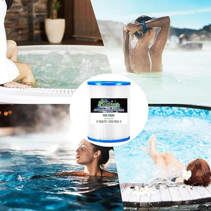 HANXER® Spa Filter Cartridge Replaces for C-7626, CX250RE, Star-Clear C250, PA25-4, PA25-4/M4, FC-1230, 70251 Hot Tub Filter, 25 sq.ft, 1 Pack