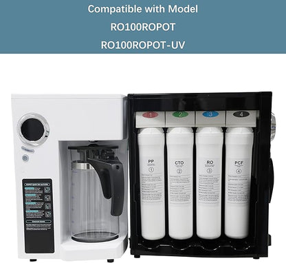 ROPOT RO Filter Compatible with Bluevua RO100ROPOT RO100ROPOT-UV