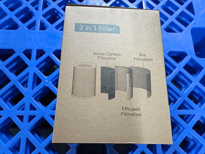 Afloia Original 3-Stage Filter, Compatible with KILO/KILOPLUS/KILOPRO/MIRO/MIRO PRO Air Purifier, 2 Packs