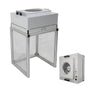 INTSUPERMAI Vertical Laminar Flow Hood Air Flow Clean Bench Workstation with HEPA Filter Lab Fume Hood Air Volume 294-411 cfm Dust Free Room Workshop for Phone LCD Repair Workshop Laboratory 110V
