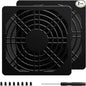 Dust Filter PC 80mm Cooling Fan Filter Dustproof Cover, 2 Pack PC Case Fan Grill ABS Protective Dust Guard Mesh Cover with Screws for Computer Case Cooling Fans, Effective Dust Protection