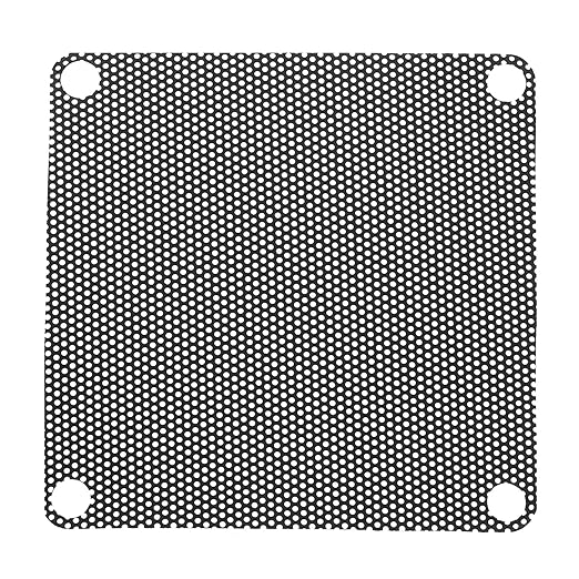 MECCANIXITY 10PCS PC Dust Filter, 70mmx70mm PVC Computer Case Cooler Dustproof Mesh Cover Fan Grills for Computer Chassis Speaker, Black