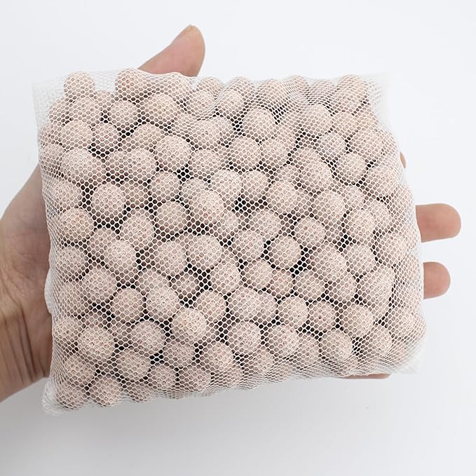 1.1 lbs Aquarium Ceramic Bio Filter Ball Sphere Fish Filter for Freshwater and Saltwater Koi Ponds Fish Tank Sump