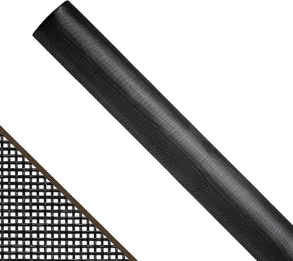 ADFORS Small Insect Screen, 36 inches x 100 Feet Roll - Tiny Insect Replacement Screen for Windows and Doors - Charcoal