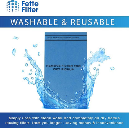Fette Filter - 24 + 8 Pack Wet Dry Vac Bags Compatible with WORKSHOP WS01025F, Craftsman 9-38737, MultiFit VF2000, Select 2-1/2 to 5-Gallon Shop Vac Husky,Bucket Head, & Stinger Shop Vac Models.