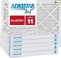 Aerostar 24x24x2 MERV 11, Pleated Air Filter, 24x24x2, Box of 6, Made in the USA