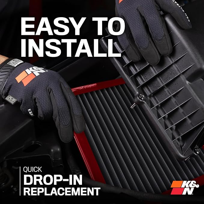 K&N Dryflow Lifetime Engine Air Filter: Washable, Replacement Filter:Compatible with 2002-2015 Toyota Mid-size Truck and SUV V6 (4-Runner, Tacoma, Hilux, Land Cruiser, Prado, FJ Cruiser), SA-2281