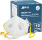 LotFancy N95 Mask for Adults, NIOSH Particulate Respirator, N95 Face Mask for Construction, Cleaning, Sanding, Dust Pollution