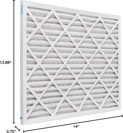 Aerostar 14x30x1 MERV 11, Pleated Air Filter, 14x30x1, Box of 6, Made in the USA