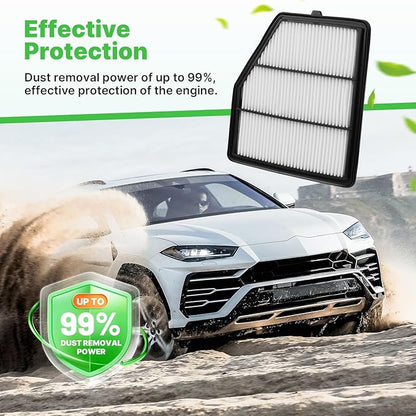 Engine+Cabin Air Filters Fit for 2019 2020 2021 2022 2023 2024 2025 2026 Nissan Altima 2.5L ONLY Engine Air Filter for My Car Replacement Accessories 272775NA1A CA12551