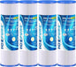 ICEPURE 20 Micron 10" x 2.5" Pleated Sediment Cartridge Replacement Universal Whole House Pre-Filter Compatible with R50, Dupont WFPFC3002, Whirlpool WHKF-WHPL, GE FXWPC, Any 10 inch RO Unit, 4PACK