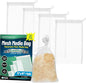 Aquatic Experts Extra Fine Aquarium Media Bag, Durable Drawstring Bags for Fish Tank Filters,150 Micron Mesh, (Extra Fine, 5" x 9" - 4 Pack)