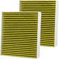 2PCS Capume for Cabin Air Filter JM277 Fits for 2019-2025 QX50, 2022-2025 QX55, 2022-2025 QX60, 2019-2025 Altima, 2021-2025 Rogue, 2020-2025 Sentra, Fits for 272775NA0A, 27277-6CA0A