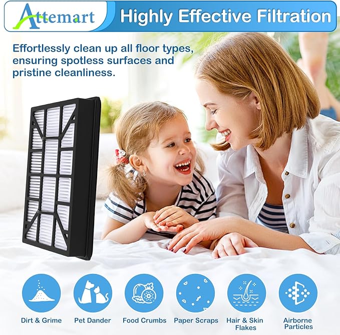 EF-12 HEPA Filter Replacement for Kenmore 600 Series, 62731, 52731, 81615, 81614, BC4026 Canister Vacuum Cleaners, Part #591021101, 2 Pack 600 Series Exhaust Filter for Kenmore
