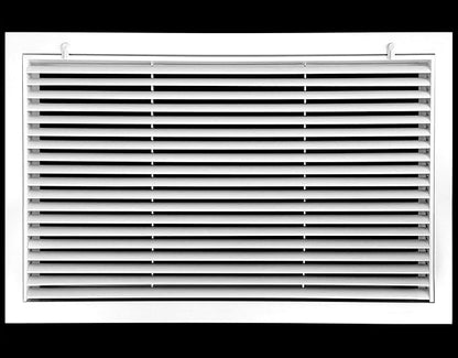 25" X 20" Aluminum Return Filter Grille - Easy Airflow - Linear Bar Grilles [Outer Dimensions: 26.75w X 21.75h]