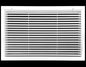 25" X 20" Aluminum Return Filter Grille - Easy Airflow - Linear Bar Grilles [Outer Dimensions: 26.75w X 21.75h]