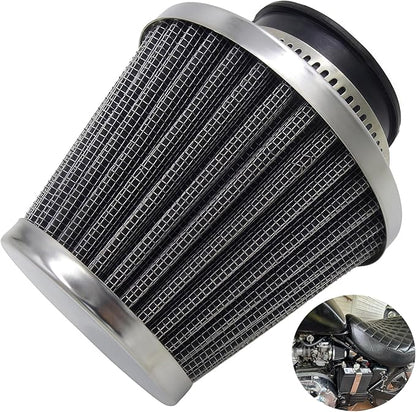 Semimo 35mm Air Filter – OEM Replacement Universal Cone Cleaner for 50cc–125cc ATV Quad Dirt Pit Bike Go Kart Scooter Moped | High Flow Washable Clamp-On Intake