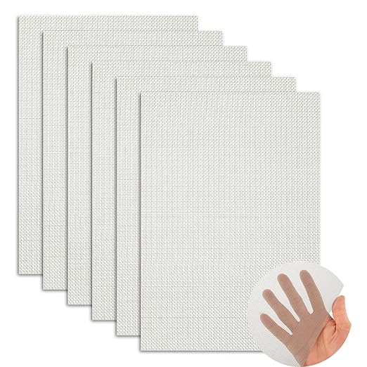 6 Pcs 12x8 Inch 304 Stainless Steel Wire Mesh Metal mesh Screen for DIY Projects, Vent, Cage,Window, Garden, Filter - Never Rust