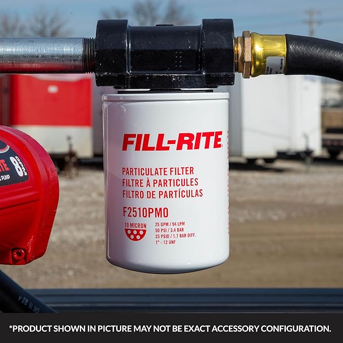 Fill-Rite F2510PM0 1" - 12 UNF 25 GPM (94 LPM) 10 Micron Particulate Spin-On Multi Fuel Filter
