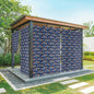Fish Outdoor Curtains for Patio Vintage National Wind Fish Blue Waterproof Outside Curtains with Grommet Top Weatherproof Curtain for Cabana Pergola Gazebo, 1 Panel, 54" W x 95" L