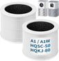 2 Pack A1 Filter Replacement For VEWIOR Air Puri-fier HQSC-50 HQKJ-80 A1W, For AMEIFU AP01W, For Tailulu HQZZ-60 PUR0003, For KOIOS HQKJ-50, 3-IN-1 True HEPA Replacement For Vewior A1w Air Puri-fier