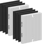 Improvedhand AP-1512HH Replacement Filter for Coway Airmega 200m series AP-1512HH AP-1518R AP-1519P, 2 Pack H13 True High Efficiency Filter & 6 Pack Activated Carbon Pre-Filter, Replace Part # 3304899