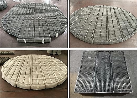 Industrial Demister Pad, Stainless Steel Mesh Mist Eliminator for Scrubbers, Distillation Towers, Chemical Processing & Air Pollution Control (Custom Sizes & Materials)