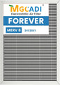 20x24x1 HVAC Furnace Air Filter, Lasts a Lifetime, Washable, the Last HVAC Filter You Will Ever Buy, Breathe Safely at Home or in the Office,Merv 8(Actual Size:19.5x23.5x0.82 Inch)
