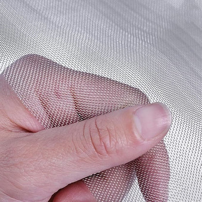 Stainless Steel Woven Wire Mesh 304 Stainless Steel Mesh Sheet 40 Woven Wire Tear Resistant Rodent Control Garden Insect Screen for Vent, Filter