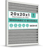 20x20x1 HVAC Furnace Air Filter, Washable Electrostatic Furnace Filter, MERV 8, Lasts a Lifetime, Breathe Fresher, Home And Office (Actual Size:19.75x19.75x0.82)