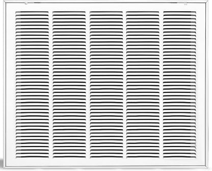 Fancat Return Air Filter Grille for 25x20 Ducts, Steel Air Vent Cover with Removable Door for 1" Filters | Fits Sidewall & Ceiling | Outer Size: 27 5/8" W x 22 5/8" H