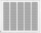 Fancat Return Air Filter Grille for 25x20 Ducts, Steel Air Vent Cover with Removable Door for 1" Filters | Fits Sidewall & Ceiling | Outer Size: 27 5/8" W x 22 5/8" H