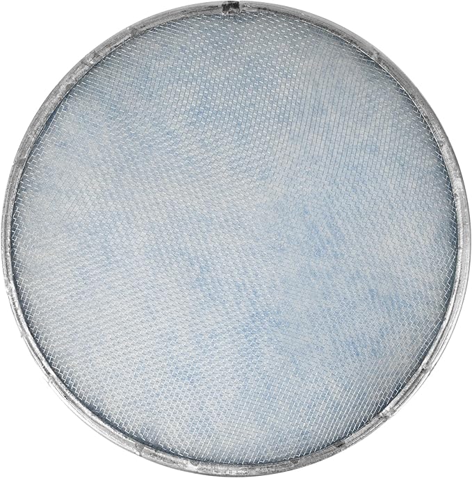 8" Inch Filter Replacement - Round Duct Filter System - G4 Class Filter and Mesh Screen - Dust Collection and Air Purification